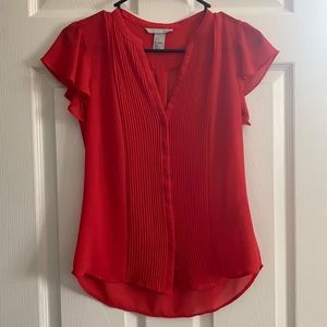 Red blouse